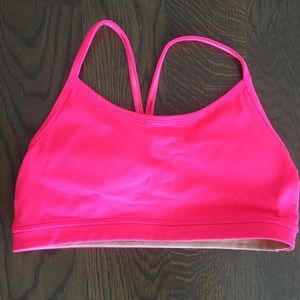 Lululemon Flow Y Bra IV In Flash size 6